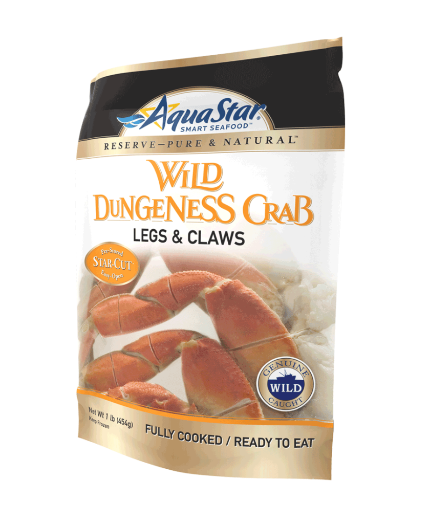 Star Cut Dungeness Crab Legs Claws Aqua Star