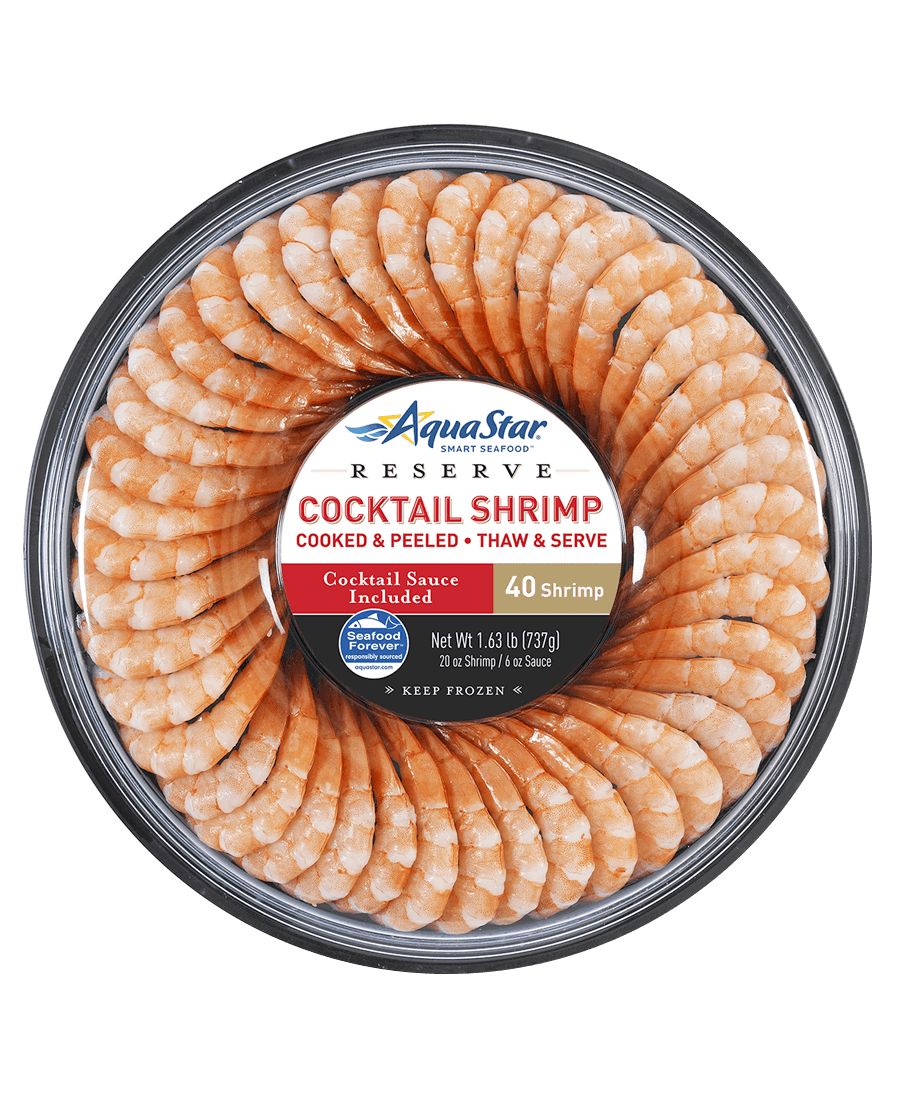 Cocktail Shrimp Ring 45 Count - Aqua Star