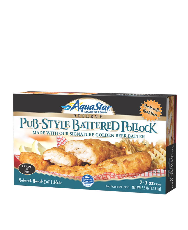 Golden Panko Crunchy Breaded Cod Aqua Star 1840