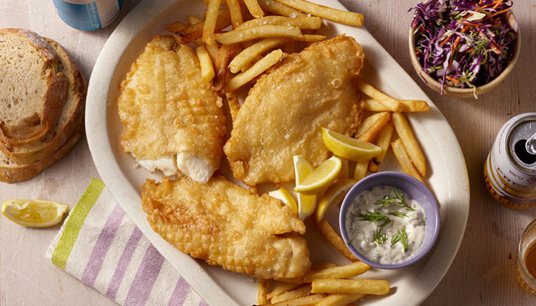 Beer-battered Fish And Chips - Aqua Star