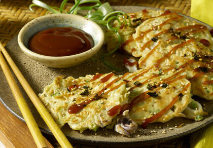 Okonomiyaki calamari pancake recipe
