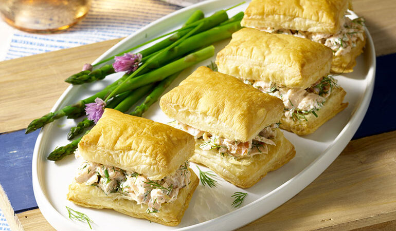 salmon rillettes mille feuille recipe