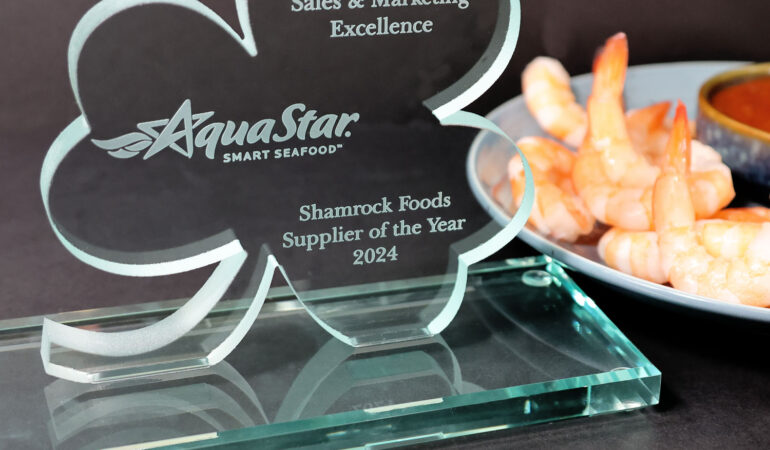 2024 Shamrock Marketing Excellence Award awarded to Aqua Star